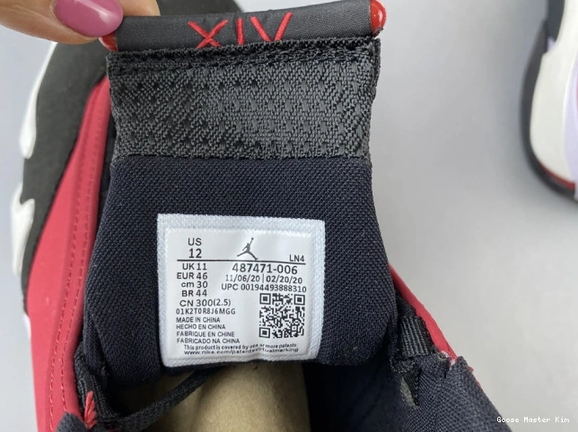 RETRO 487471-006 RED AIR 14 GYM JORDAN TORO 0627